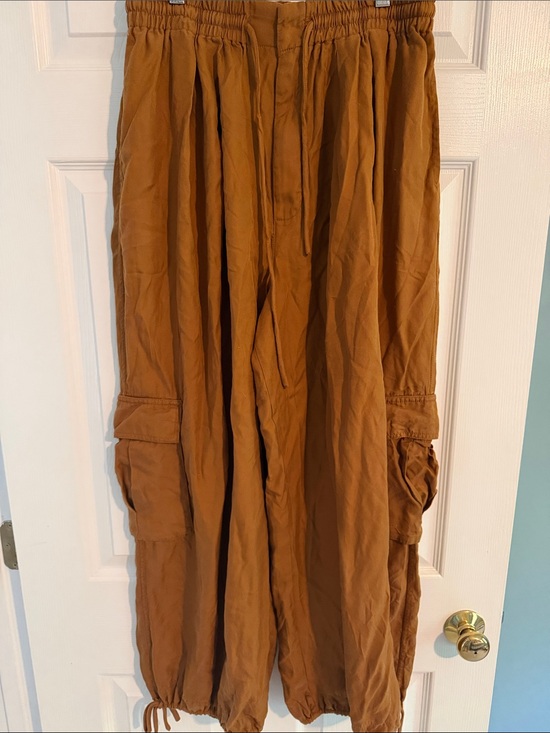 Free People Pants - Free people Cargo Drawstring Pants - Brown